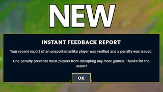 Riot are updating the Report system