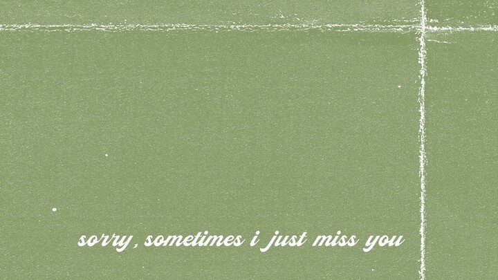 Sorry, Sometimes I Just Miss You