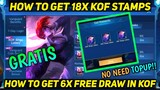 HOW TO GET 18X FREE KOF STAMPS & 6X FREE DRAW IN KOF EVENT - MOBILE LEGENDS
