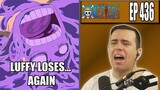 HOW MANY TIMES IS LUFFY GOING TO LOSE? - One Piece Episode 436 - Rich Reaction