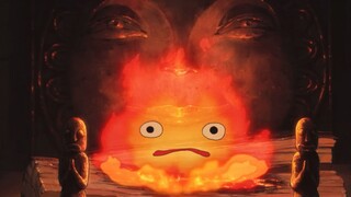 Calcifer is so cute, it makes people's heart beat~