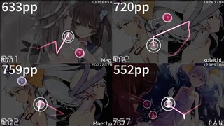 Wakeshima Kanon - World's End, Girl's Rondo +HDDT | Meg vs _kotachi__ vs Moecho vs  P A N