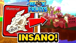 OS NOVOS MATERIAIS E ILHA DO DRAGÃO NO BLOX FRUITS!