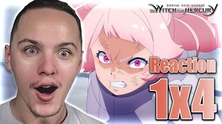 THESE HANDS ARE RATED "E" FOR EARTH! | Mobile Suit Gundam: The Witch from Mercury Episode 4 Reaction