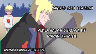 HAH NARUTO JOIN AKATSUKI?, AUTO BANTAI 1 DESA [ANIMASI PARODY]