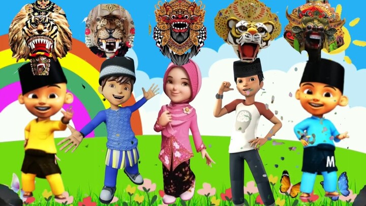 ADIT SOPO JARWO UPIN IPIN, BOBOIBOY BERMAIN BARONGAN INDONESIA