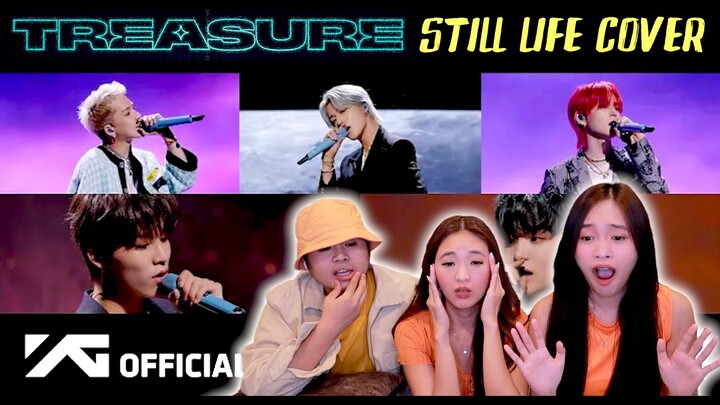 TREASURE - BIGBANG (Still Life) COVER VIDEO REACTION + Concert Essentials Haul! 💎✨ | DEE SIBS REACT