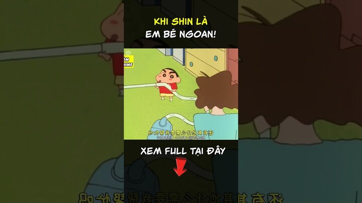 Khi Shin Là Em Bé Ngoan! #shincaubebutchi #short  #shinchan