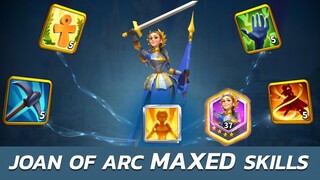 JOAN OF ARC - MAXED SKILLS ! Best F2P Commander - Rise of Civilizations #45