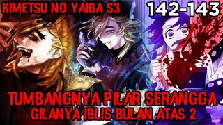 Kematian Tragis Pilar Serangga Shinobu!! Iblis Bulan Atas Nomor 2 Menggila!! (KNY 142 – 143)