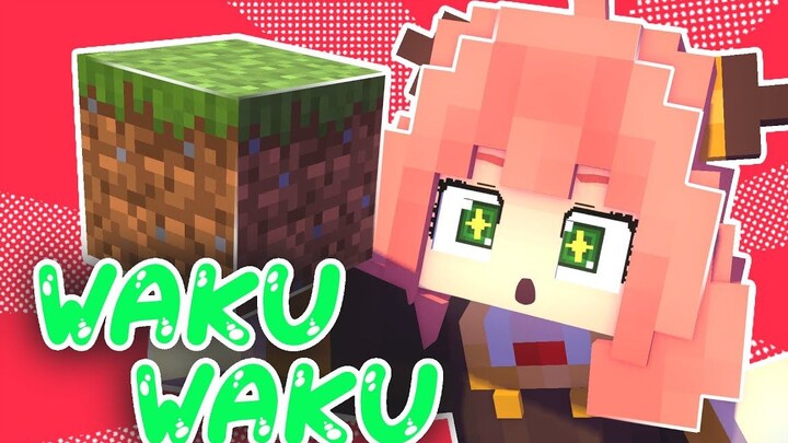 Ania also likes to play Minecraft!? SPY×FAMILY (Minecraft animation)