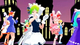 【mmd di gi charat＆りんごの森とパラレルタウン】プリンセススクールとパラレルタウンでhappy halloween