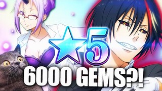 6000 GEMS? NEW DIABLO AND SHION BANNER SUMMONS!! | SLIME: Isekai Memories