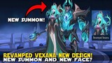 IS THIS REVAMPED VEXANA'S FINAL DESIGN! | NEW FACE AND NEW SUMMONED UNIT | REVAMPED VEXANA MLBB