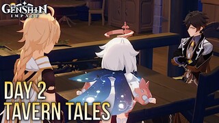 GENSHIN IMPACT - Jean, Lisa and Zhongli - Tavern Tales Part 2 Gameplay