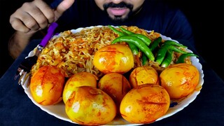 SPICY MAGGI MASALA, BOILED EGG FRY, GREEN CHILI ASMR MUKBANG EATING SHOW | BIG BITES | #LiveToEATT