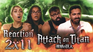 Attack on Titan DUB - 2x11 Charge - Group Reaction
