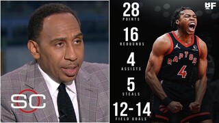 ESPN shocked Scottie Barnes has career night perfect shooting as Raptors destroyed Nets 133-97