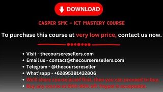 Casper SMC - ICT Mastery Course