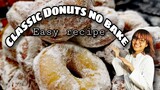 HOMEMADE CLASSIC DONUTS | NO BAKE