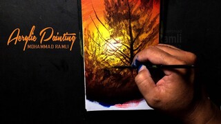 SUNSET PAINTING | TESLA PAINT