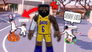 *NEW* ALL AROUND BEAST | LEBRON JAMES BUILD | Hoops life Roblox