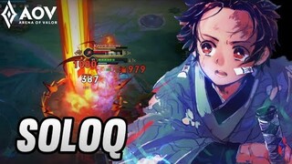 AoV : YAN/TANJIRO GAMEPLAY | SOLOQ - ARENA OF VALOR | LIÊNQUÂNMOBILE | ROV