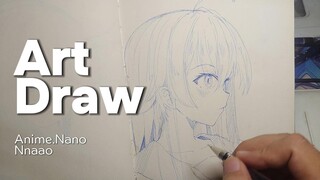 Art Draw Anime Nano Nnaao.