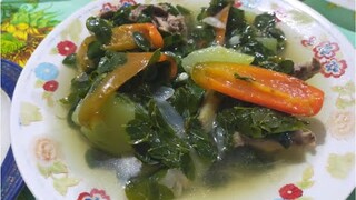 Tinolang Manok na may Sayote't Malunggay