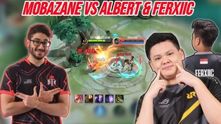 MOBAZANE VS RRQ ALBERT! MOBAZANE KEWALAHAN LAWAN NATA JUNGLER ALBERT!!