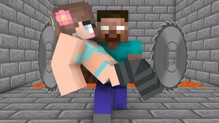 SHORT LIFE, JOHNNY TRIGGER, TEMPLE RUN, CHALLENGE (3 in 1) - MINECRAFT ANIMATION