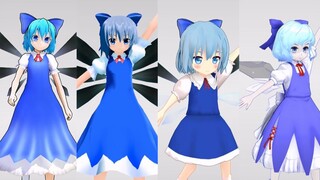 【东方MMD人物模型进化史】琪露诺（2009~2023）