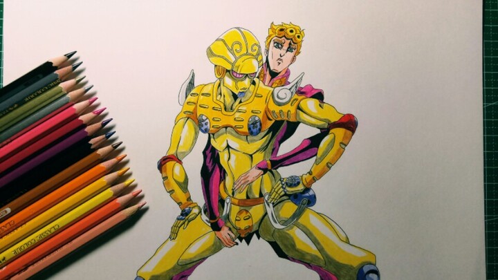 [Colored pencils] I, Giorno Giovanna, have a dream, which is to become the star of Station B! ! !