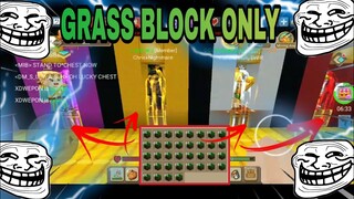 LUCKY CHEST BUT TROLL GIVEAWAY😂 IN SKY BLOCK(BlockMan Go:Blocky Mods)