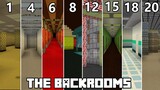 Khám phá 20 Tầng Backrooms trong Minecraft