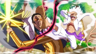One Piece Chapter 1090 - Luffy Surpasses Admirals with Gear 5 God Power