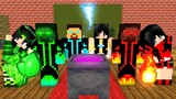 Monster School : Brewing Elemental Herobrine Brothers with Cute Girlfriend - Minecraft Animation