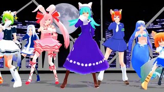 【mmd di gi charat】プリンセススクールで裏表ラバーズ