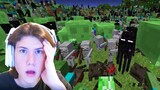 Minecraft: Monsters double every minute, how long can they live?