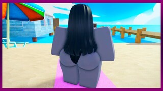 CHICA SEXY EN LA PLAYA | ROBLOX ANIMACIÓN