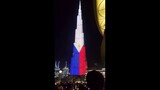 123rd Philippine Independence Day - Light Up at Burj Khalifa (throw back)