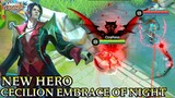 New Hero Cecilion Embrace Of Night - Mobile Legends Bang Bang