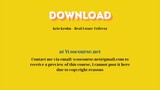Kris Krohn – Real Estate Trifecta – Free Download Courses