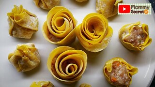 วิธีห่อขนมจีบ 3 แบบ - how to wrap dumplings 3 ways 🔴MommySecret🔴