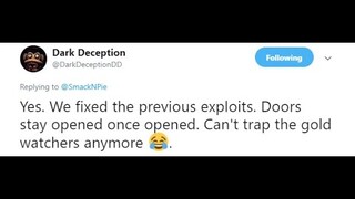 RIP Gold Watcher Trap Exploit! | Dark Deception