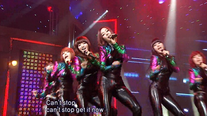 Rainbow -Mach+Whoo_(101031 SBS+160225 Mnet) Girl group menyanyikan lagu musik panggung secara langsu
