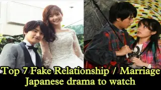 Top 7 Fake Relationship / Marriage Japanese dramas to watch | japanese drama | jdrama |