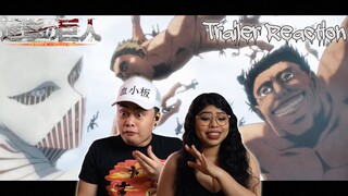 THIS IS GOING TO BE CRAZY! ATTACK ON TITAN SEASON 4 TRAILER REACTION (FINAL SEASON)