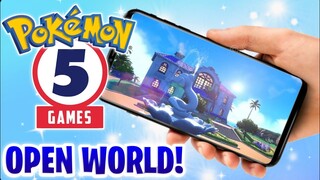 Top 5 Open World Pokemon Games In Hindi 🥰