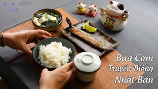 Tự nấu cơm truyền thống Nhật Bản với trứng hấp kèm canh miso hấp dẫn | Japanese traditional meal